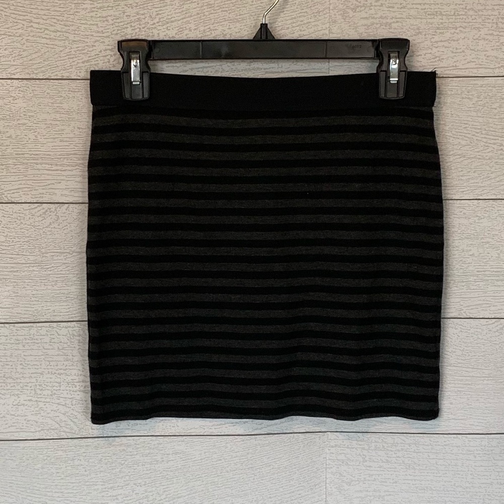 Bailey 44 Stripes Stretchy Mini Skirt